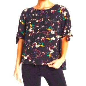 ANTHROPOLOGIE EVERLEIGH FLORAL BLOUSE SZ.M